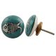 Sea Green Fish Ceramic Dresser Knob
